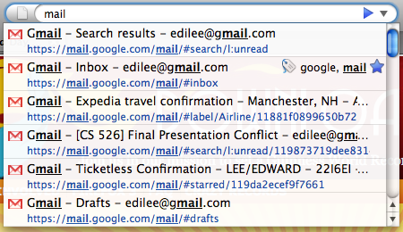 Gmail Results